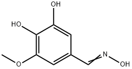 3,4-ジヒドロキシ-5-メトキシベンズアルデヒドオキシム 化学構造式