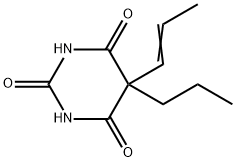 5-(1-Propenyl)-5-propyl-2,4,6(1H,3H,5H)-pyrimidinetrione Struktur