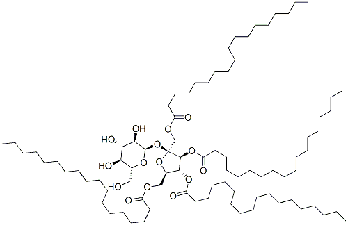 sucrose tetrastearate Structure