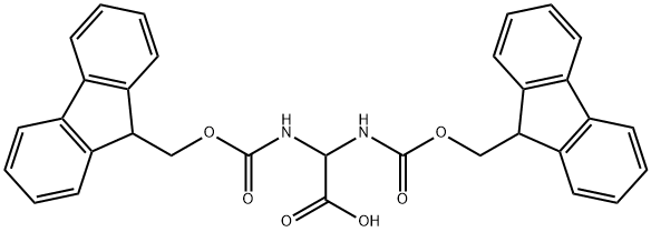 FMOC-GLY(NHBOC)-OH Struktur