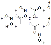 CHROMIUM(III)ACETATE,HEXAHYDRATE Struktur