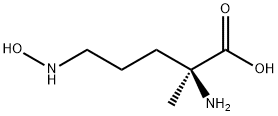 Ornithine, N5-hydroxy-2-methyl- (9CI) 化学構造式