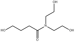 4-hydroxy-N,N-bis(2-hydroxyethyl)butyramide Struktur