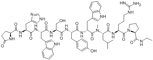 酢酸ルトレリン 化学構造式