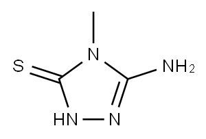 5-AMINO-4-METHYL-4H-1,2,4-TRIAZOLE-3-THIOL Structure