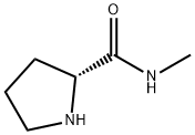 N-メチル-D-プロリンアミド塩酸塩 化学構造式