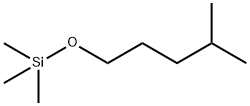 (イソヘキシルオキシ)トリメチルシラン 化学構造式