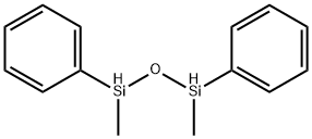1,3-ジメチル-1,3-ジフェニルプロパンジシロキサン 化学構造式