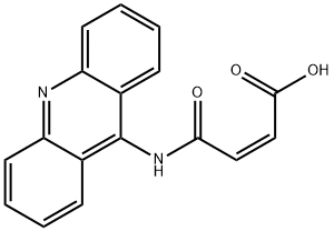 N-(9-アクリジニル)マレアミド酸 化学構造式