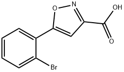 5-(2-BROMOPHENYL)-3-ISOXAZOLECARBOXYLIC ACID Structure