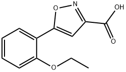 5-(2-ETHOXYPHENYL)-3-ISOXAZOLECARBOXYLIC ACID Structure