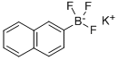 カリウム2-ナフタレントリフルオロボラート 化学構造式