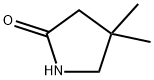4,4-ジメチル-2-ピロリジノン 化学構造式
