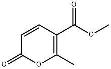 6-甲基-2-氧代-2H-吡喃-5-羧酸甲酯, 669-40-9, 结构式