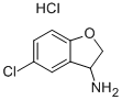 5-氯-2,3-二氢苯并呋喃-3-胺盐酸盐 结构式