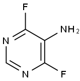 4,6-二氟-5-氨基嘧啶, 669-80-7, 结构式