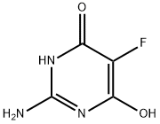 4(1H)-Pyrimidinone, 2-amino-5-fluoro-6-hydroxy- (9CI) Structure