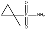 Cyclopropanesulfonamide, 1-methyl- (9CI) Struktur