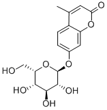 4-Methylumbelliferyla-L-idopyranoside 化学構造式