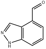 1-氢-吲唑-4-甲醛, 669050-70-8, 结构式
