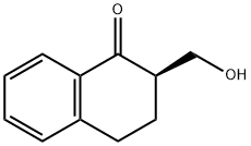 1(2H)-Naphthalenone,3,4-dihydro-2-(hydroxymethyl)-,(2R)-(9CI) 化学構造式