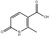 6-HYDROXY-2-METHYLNICOTINIC ACID Struktur