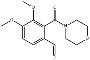 2-(Morpholinocarbonyl)veratraldehyde Structure