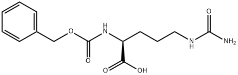 N5-(aminocarbonyl)-N2-[(phenylmethoxy)carbonyl]-L-ornithine Struktur