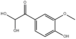 3'-メトキシ-α,α,4'-トリヒドロキシアセトフェノン 化学構造式