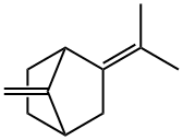 7-Methylene-2-(1-methylethylidene)bicyclo[2.2.1]heptane Struktur