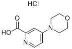 4-MORPHOLIN-4-YL-PYRIDINE-2-CARBOXYLIC ACID X HCL 结构式