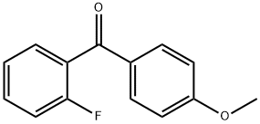 2-フルオロ-4'-メトキシベンゾフェノン 化学構造式