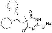 5-(2-Cyclohexylethyl)-5-phenethyl-2-sodiooxy-4,6(1H,5H)-pyrimidinedione Structure