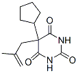 5-Cyclopentyl-5-(2-methyl-2-propenyl)-2,4,6(1H,3H,5H)-pyrimidinetrione Struktur