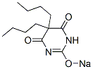 5,5-Dibutyl-2-sodiooxy-4,6(1H,5H)-pyrimidinedione Structure