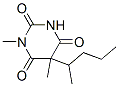 1,5-Dimethyl-5-(1-methylbutyl)-2,4,6(1H,3H,5H)-pyrimidinetrione 结构式