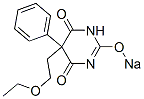 5-(2-Ethoxyethyl)-5-phenyl-2-sodiooxy-4,6(1H,5H)-pyrimidinedione Struktur