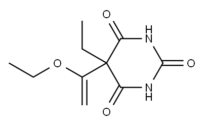 5-(1-Ethoxyvinyl)-5-ethylbarbituric acid Struktur