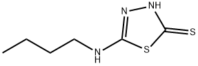 5-(丁基氨基)-1,3,4-噻二唑-2-硫醇, 66962-52-5, 结构式