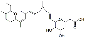 6-[2-[2-[5-(6-Ethyl-3,6-dihydro-5-methyl-2H-pyran-2-yl)-3-methyl-1,4-hexadienyl]-3-methylcyclopropyl]vinyl]tetrahydro-4,5-dihydroxy-2H-pyran-2-acetic acid|