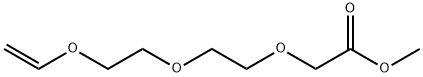 2-[2-(2-Vinyloxyethoxy)ethoxy]acetic acid methyl ester Struktur