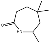 Hexahydro-5,5,7-trimethyl-2H-azepin-2-one Struktur