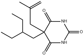 5-(2-Ethylbutyl)-5-(2-methylallyl)-2,4,6(1H,3H,5H)-pyrimidinetrione Structure