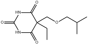 5-Ethyl-5-(isobutoxymethyl)barbituric acid Structure