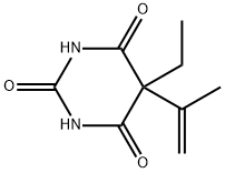 5-Ethyl-5-isopropenylbarbituric acid Structure