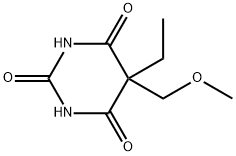 5-Ethyl-5-(methoxymethyl)-2,4,6(1H,3H,5H)-pyrimidinetrione Struktur