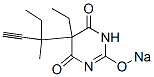 5-Ethyl-5-(1-methyl-1-ethyl-2-propynyl)-2-sodiooxy-4,6(1H,5H)-pyrimidinedione 结构式