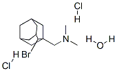 1-(2-bromo-1-adamantyl)-N,N-dimethyl-methanamine hydrate dihydrochloride Structure