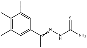 3',4',5'-Trimethylacetophenone thiosemicarbazone Struktur