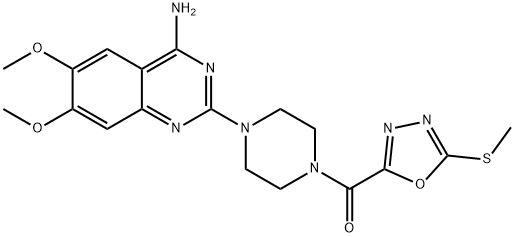 硫达唑嗪 结构式